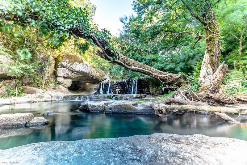 Cascate di Chia guida viaggio e itinerario