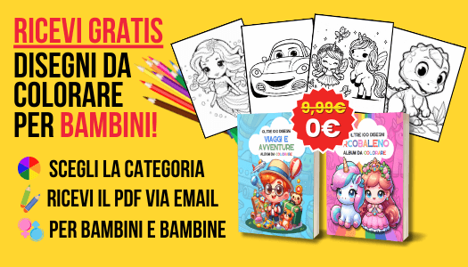 scarica il libro da colorare per bambini gratis