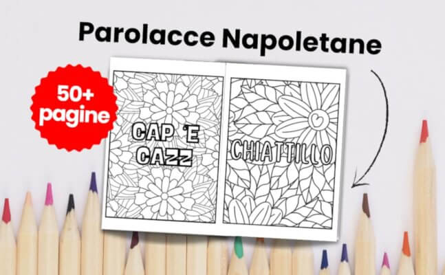 parolacce napoletane da colorare