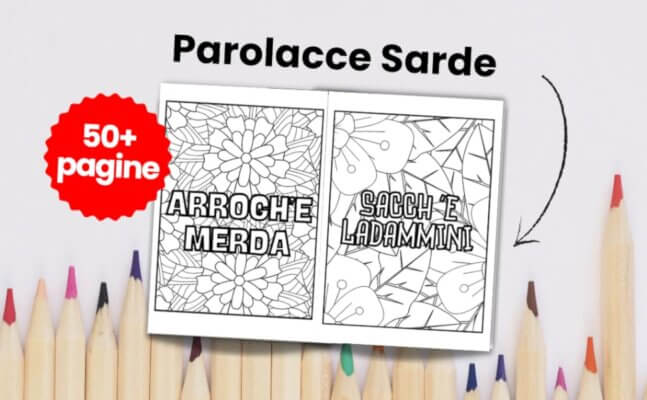 parolacce sarde da colorare