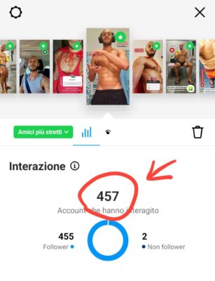 visualizzare il numero di cuori e mi piace sulle storie instagram