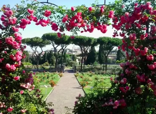 roseto a roma giardino