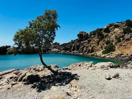 voulolimni spiagga nascosta creta